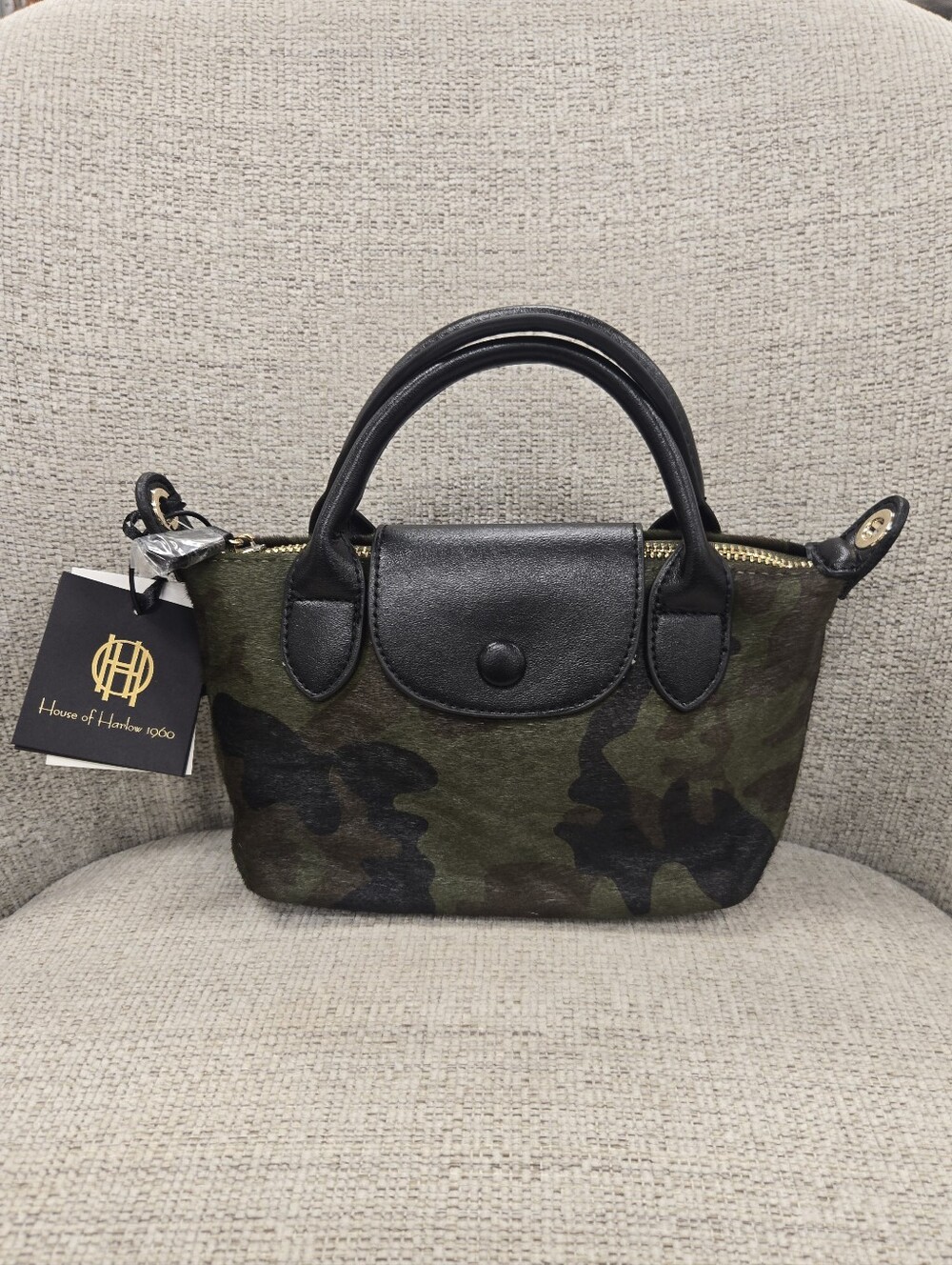 House Of Harlow 1960 Camouflage Mini Crossbody Handbag - Picture 6 of 6